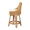 Baxton Studio Bella Modern Bohemian Natural Brown Rattan Counter Stool 228-13090-ZORO - alternate 10